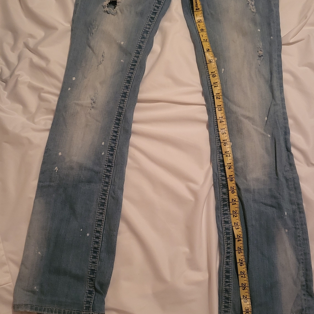 Miss Me Embellished Light Blue Denim